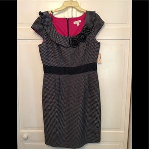 Womens navy/white dress